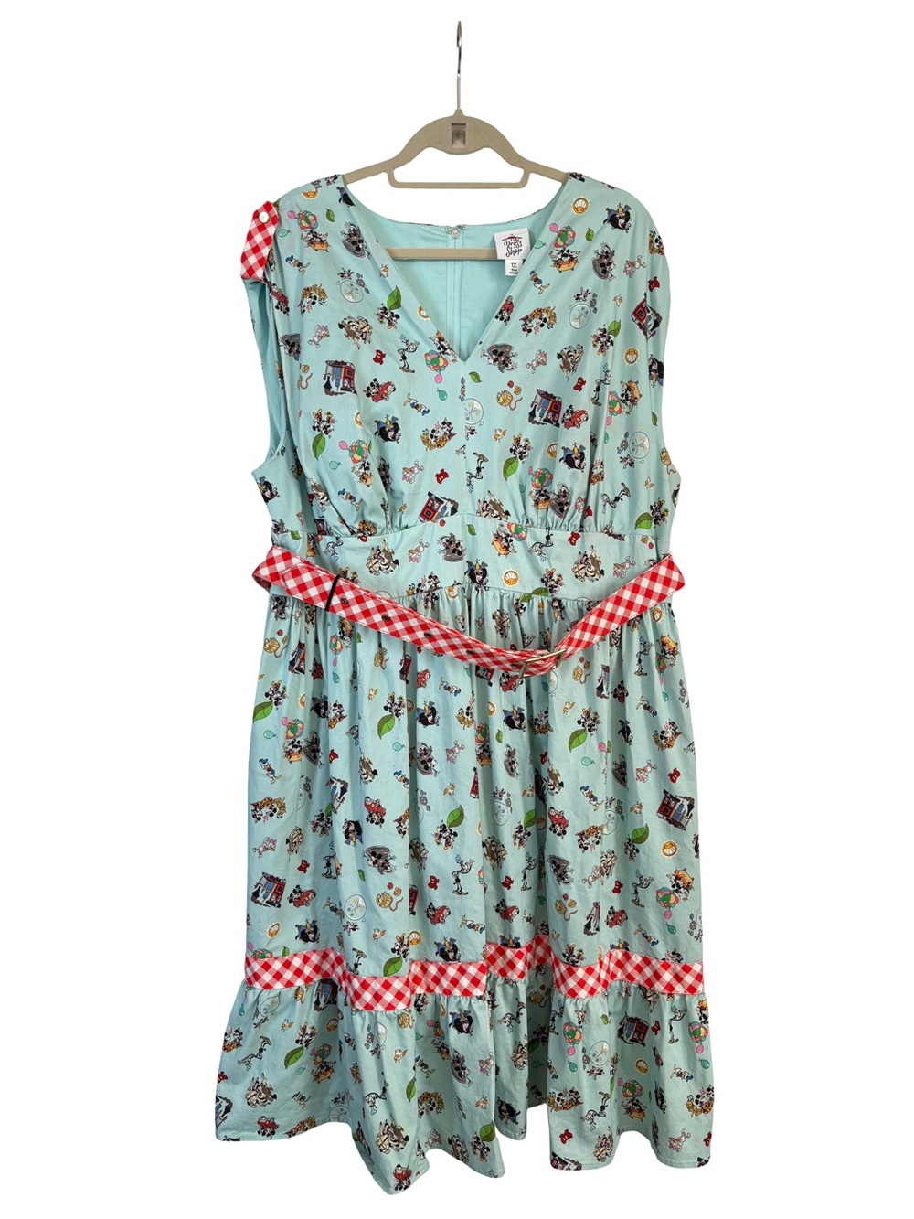 Disney Parks Dress Shop Mickey & Minnie’s Runaway Railway Midi Dress Size 1X